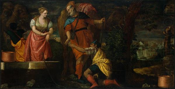 Paolo Veronese Rebecca at the Well china oil painting image